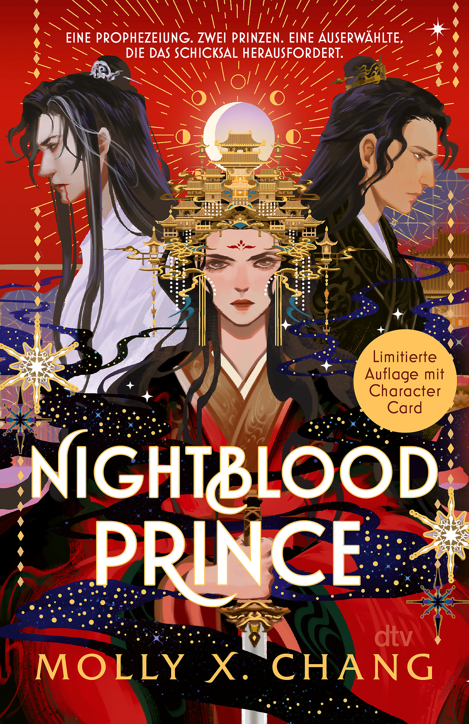 Cover des Romans Nightblood Prince von Molly X. Chang